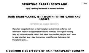 Sportingsafariscotland.com thumbnail