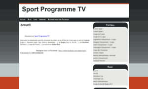 Sportprogrammetv.e-monsite.com thumbnail