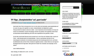 Sportrecht.wordpress.com thumbnail