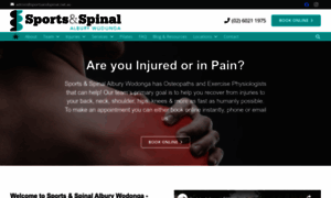 Sportsandspinal.net.au thumbnail