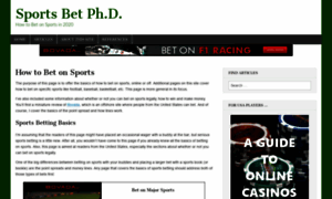 Sportsbetphd.com thumbnail