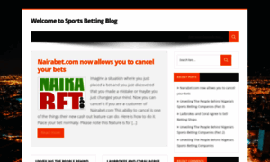 Sportsbettingblog.ng thumbnail