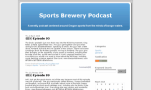 Sportsbrewerypodcast.libsyn.com thumbnail