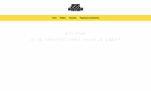 Sportschoolvoorjegeest.nl thumbnail