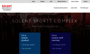 Sportscomplex.solent.ac.uk thumbnail