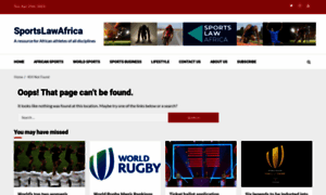 Sportslawafrica.com thumbnail