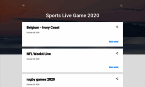 Sportslivegame2020.blogspot.com thumbnail