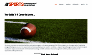 Sportsmanagementdegreehub.com thumbnail