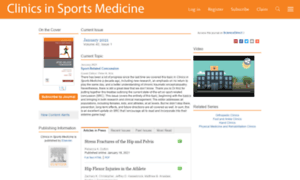 Sportsmed.theclinics.com thumbnail