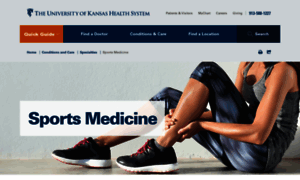 Sportsmedicine.kansashealthsystem.com thumbnail