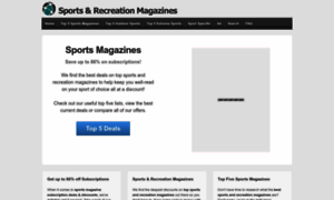Sportsrecreationmagazines.com thumbnail