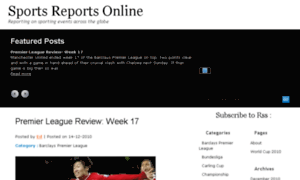 Sportsreportsonline.com thumbnail