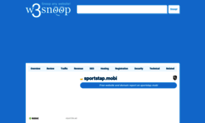Sportstap.mobi.w3snoop.com thumbnail