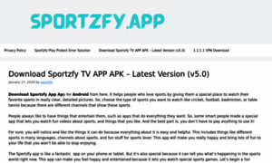 Sportzfy.app thumbnail