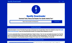 Spotify.downloader.is thumbnail