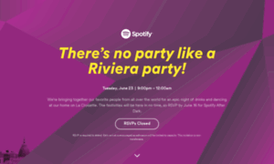 Spotifyafterdark.splashthat.com thumbnail