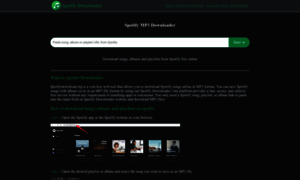 Spotifydownload.org thumbnail