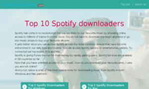 Spotifydownloaders.com thumbnail