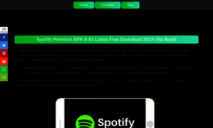 Spotifypremiumapkfree.info thumbnail