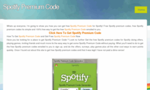 Spotifypremiumcode.webs.com thumbnail