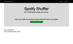 Spotifyshuffler.com thumbnail
