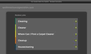 Spotlesscleaningsolution.com thumbnail