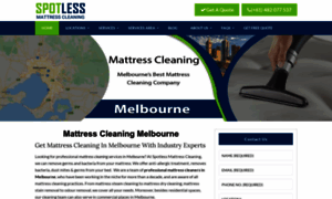 Spotlessmattresscleaning.com.au thumbnail