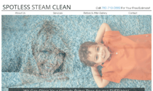 Spotlesssteamclean.com thumbnail