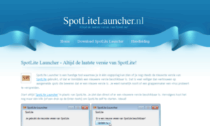 Spotlitelauncher.nl thumbnail