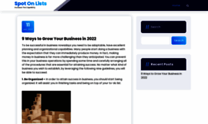 Spotonlists.com thumbnail