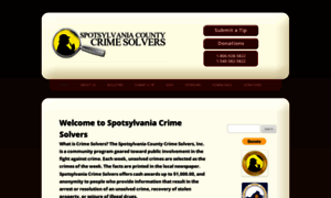 Spotsylvaniacrimesolvers.org thumbnail