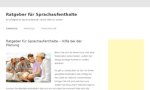 Sprachaufenthalt-ratgeber.com thumbnail