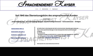 Sprachendienst-kayser.de thumbnail