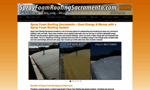 Sprayfoamroofingsacramento.com thumbnail