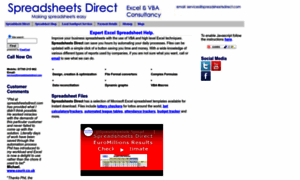 Spreadsheetsdirect.com thumbnail