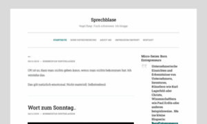 Sprechblase.wordpress.com thumbnail