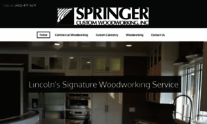 Springercustomwoodworking.net thumbnail