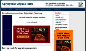 Springfieldvapizza.com thumbnail