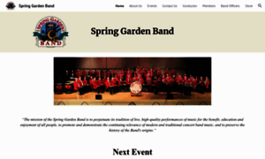 Springgardenband.org thumbnail