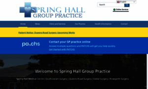 Springhallgrouppractice.co.uk thumbnail