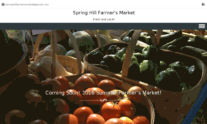 Springhillfarmersmarket.org thumbnail