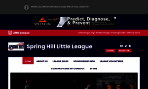 Springhilllittleleague.com thumbnail