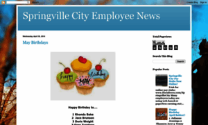 Springvillecityemployeenews.blogspot.com thumbnail