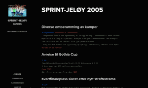 Sprintjeloy2005.no thumbnail