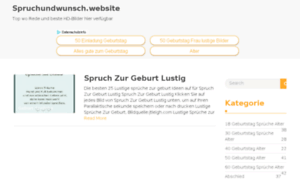 Spruchundwunsch.website thumbnail