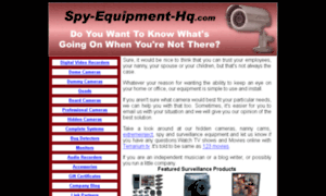 Spy-equipment-hq.com thumbnail