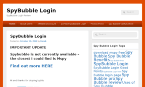 Spybubble-login.com thumbnail