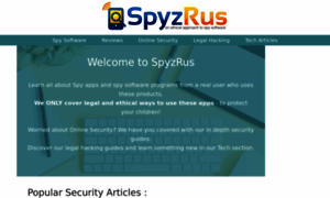 Spyzrus.com thumbnail