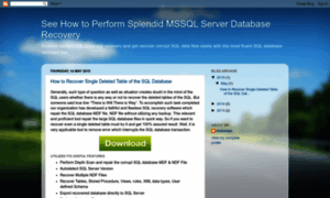 Sql-database-recovery-tool.blogspot.in thumbnail