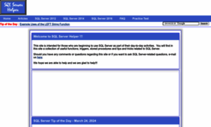 Sql-server-helper.com thumbnail